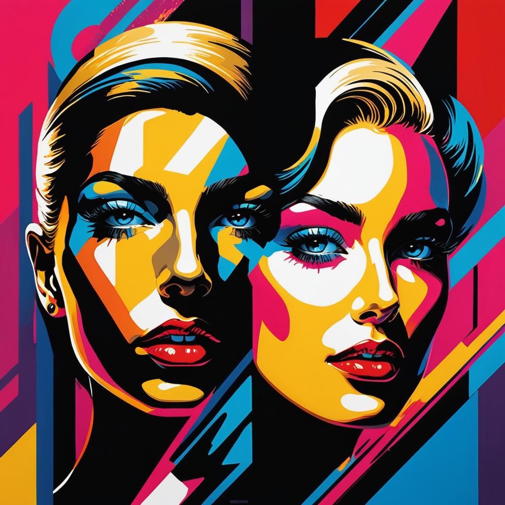 Pop art portrait 2