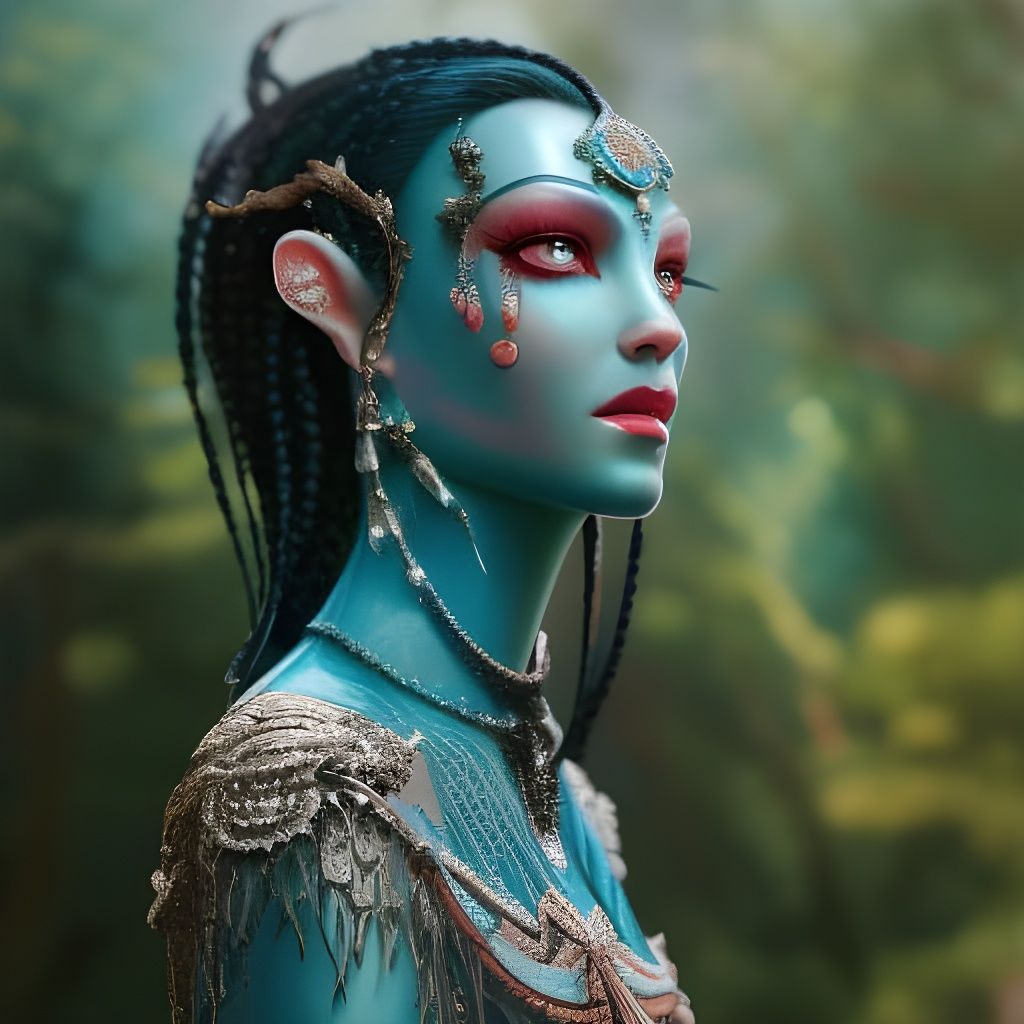 Avatar - Pandora Na'vi Fan Art Girl