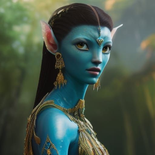 Avatar - Pandora Na'vi Fan Art Girl