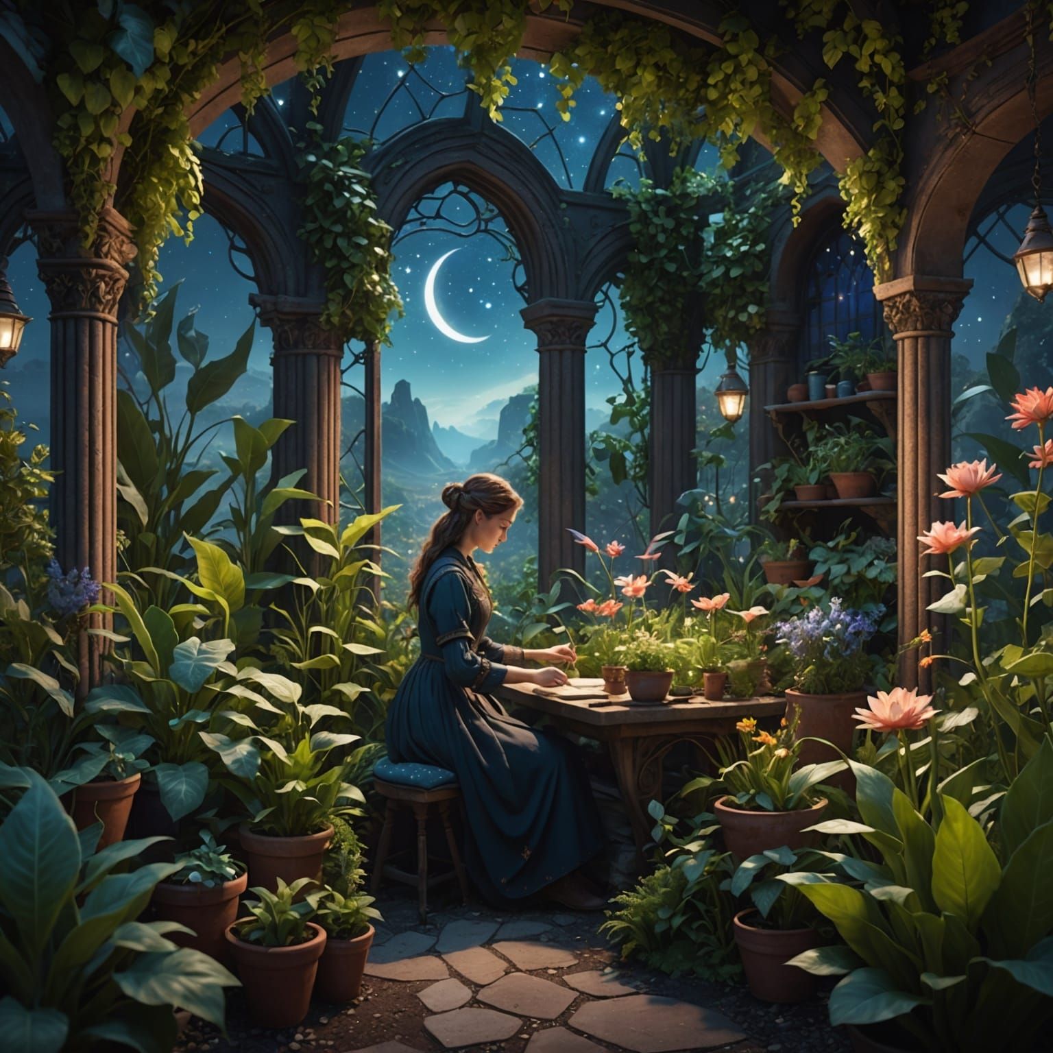 Starlight Garden: Fantasy Art in Deep Color