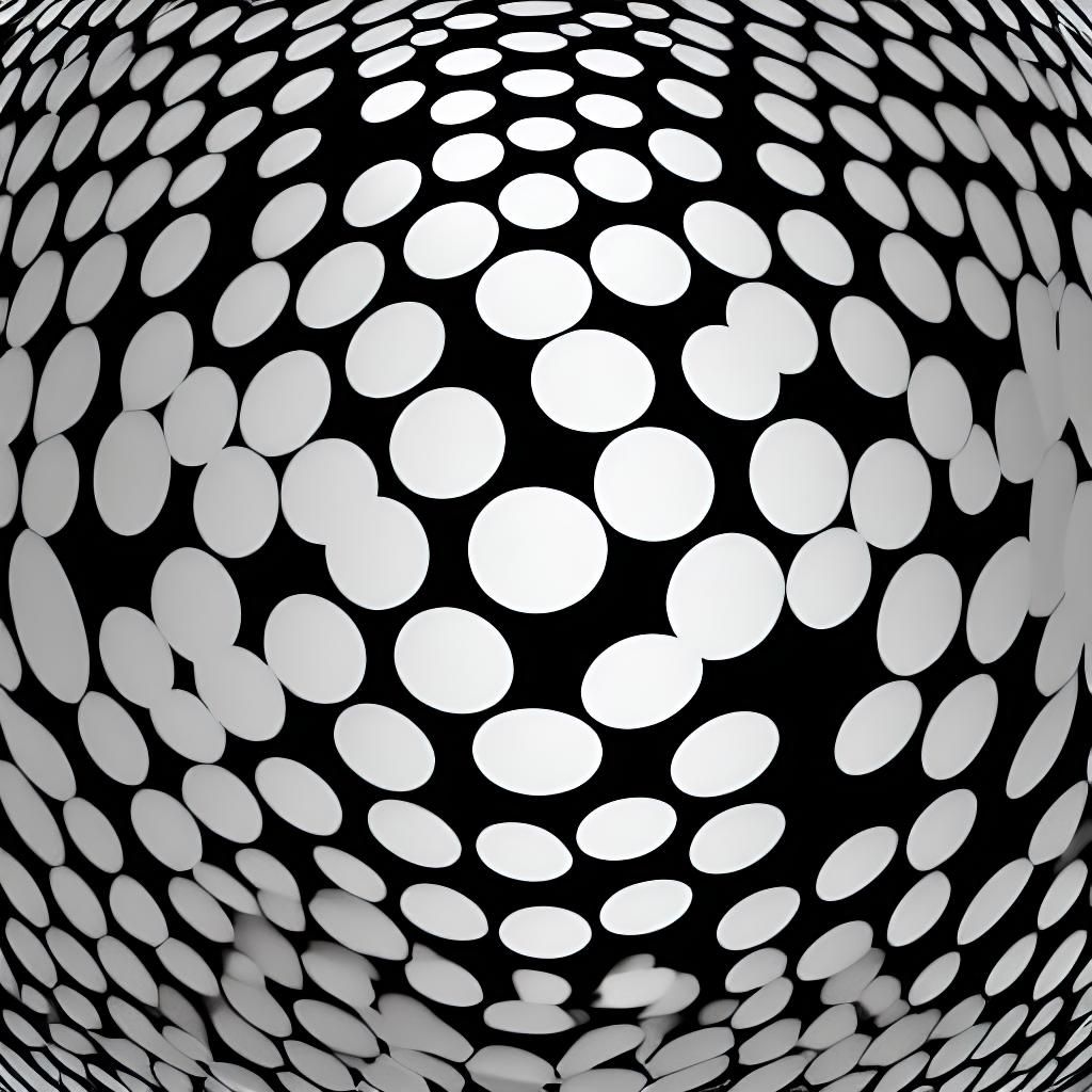 Reflective Spheres in Black and White: An Artistic Masterpie...