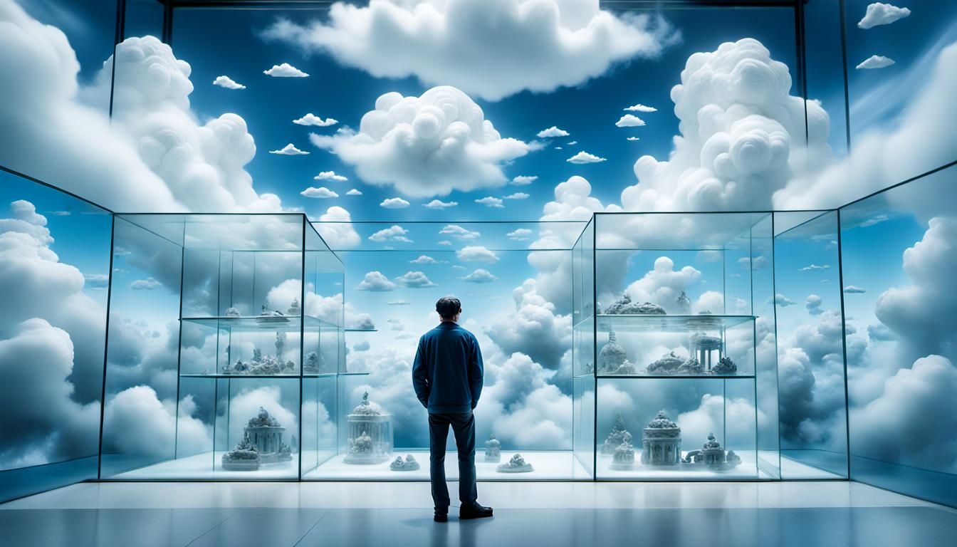 Cloud Museum: A Surrealist Digital Art Exhibit