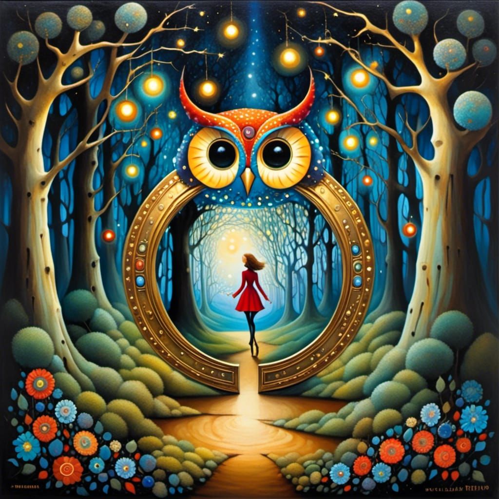 Magical Bird Portal to Another World