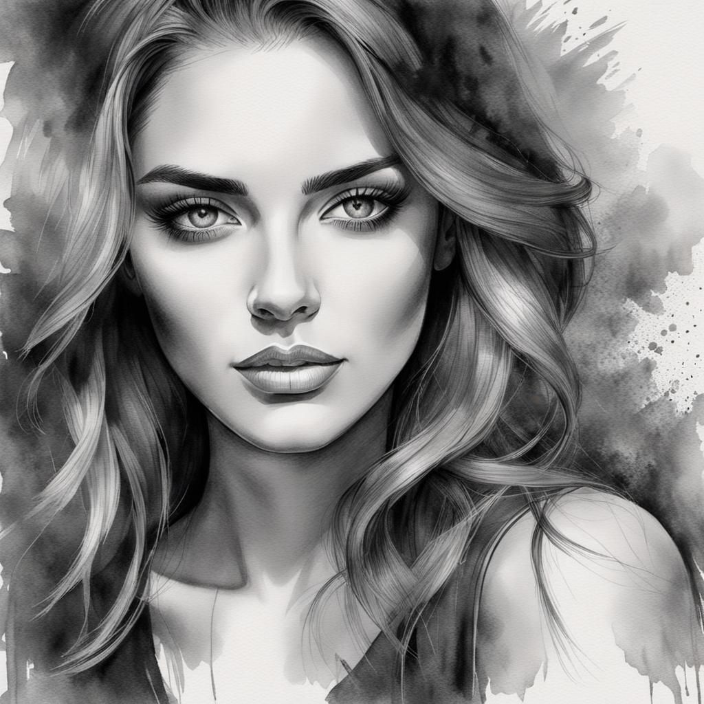 beautiful young woman