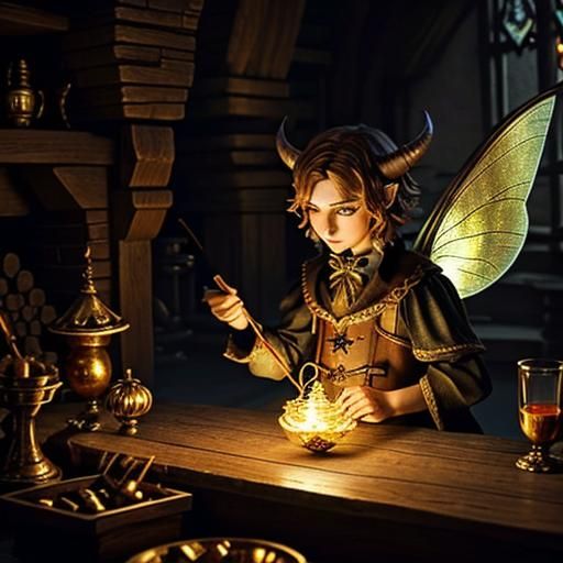 Rumpelstiltskin Spins Straw into Gold