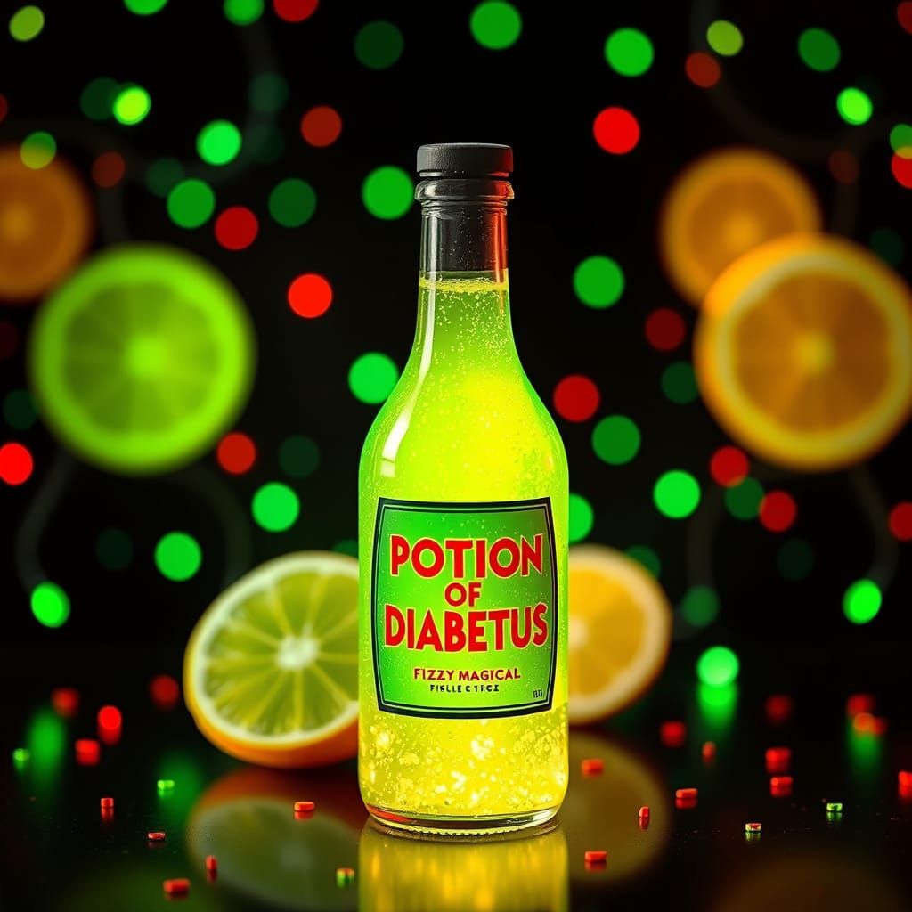 Potion of Diabetus: Synthwave Magical Drink