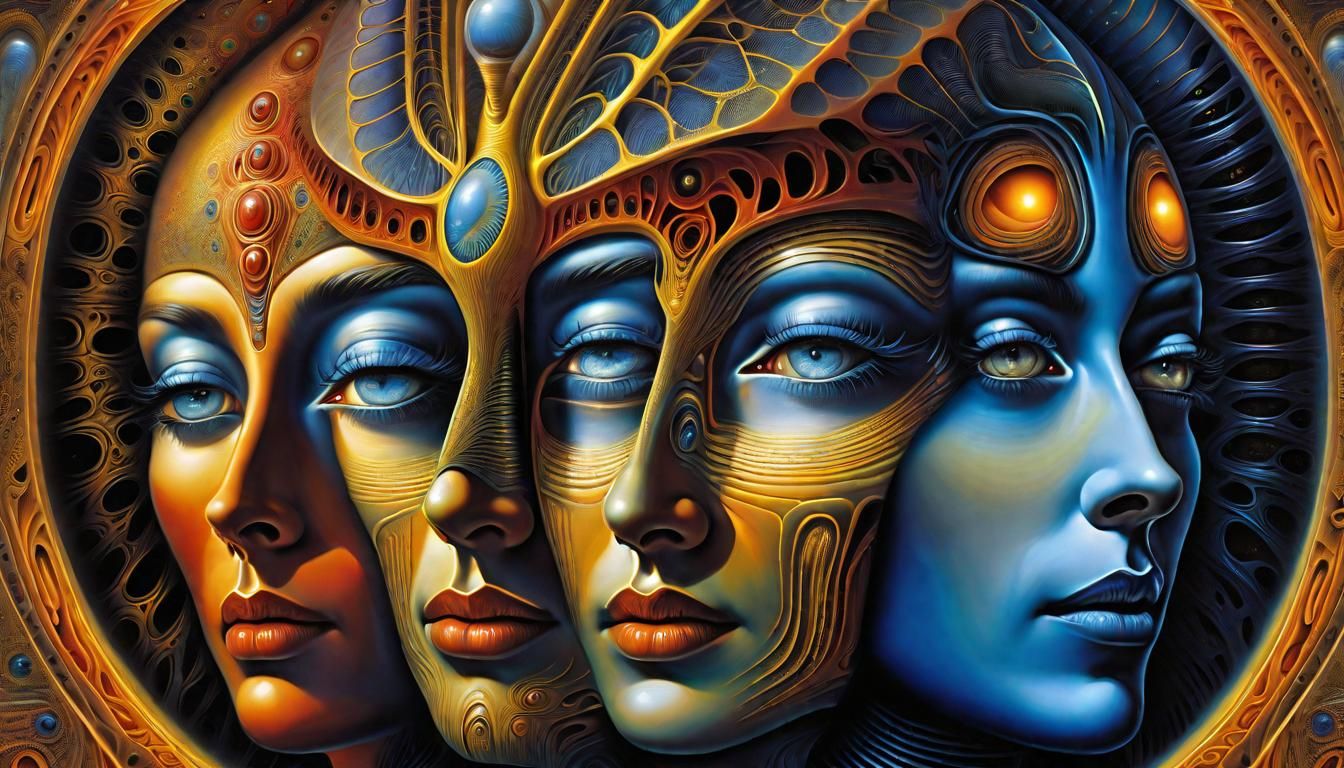 Surreal Dreamlike Landscape in Digital Painting Style