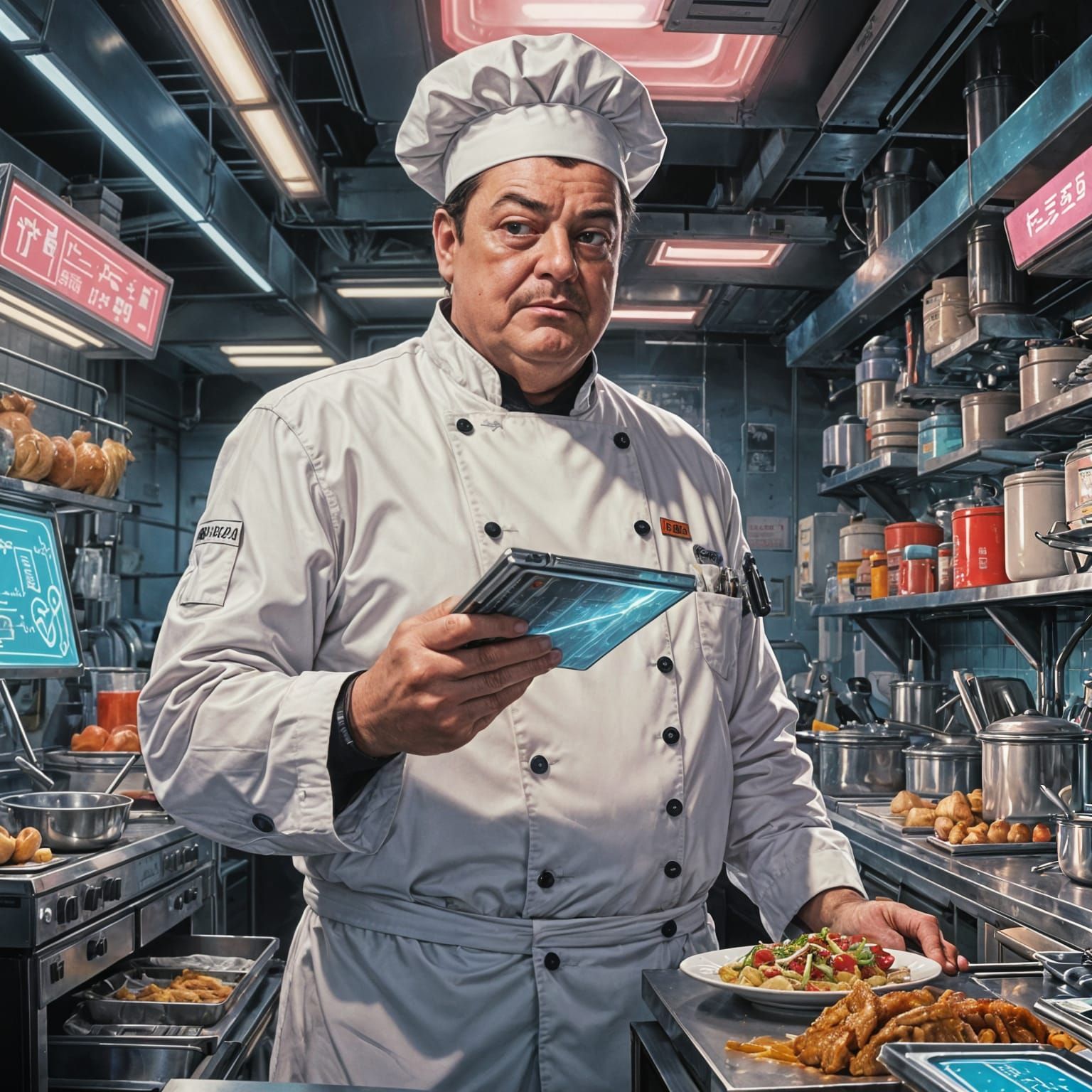 Ralph Kramden, Chef of the Future in Anime Style