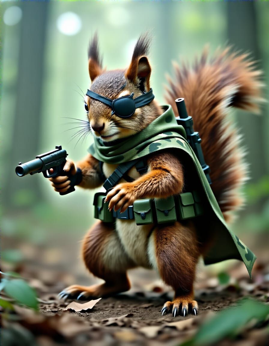 Metal Gear Squirrel: Stealth and Chaos Combined