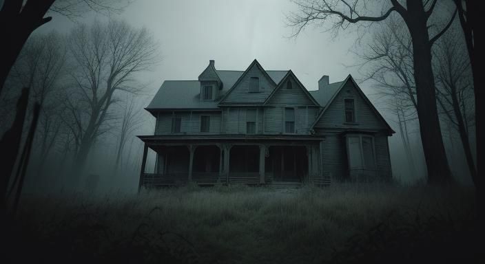 Eerie Villisca Ax Murder House in Cinematic Style