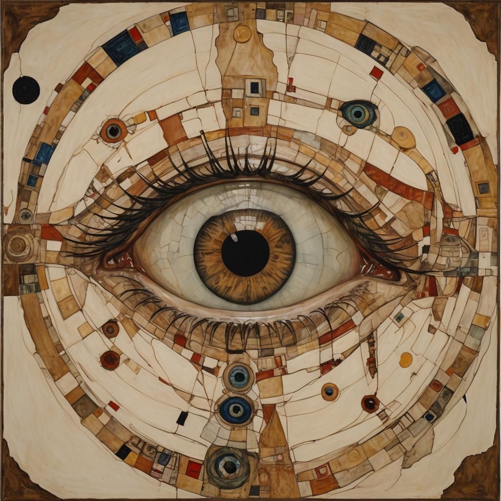 Surreal Baroque Eye Inspired by Masters
