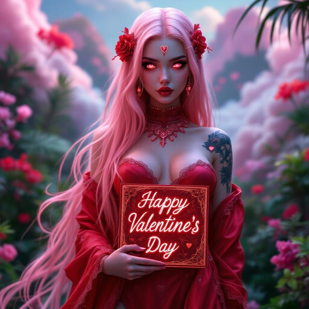 Goth Goddess of Love in a Wonderland of Wonder