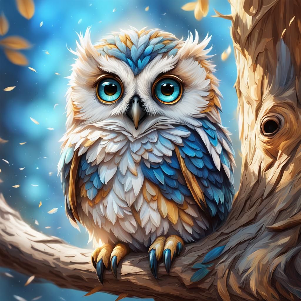 cute baby owl