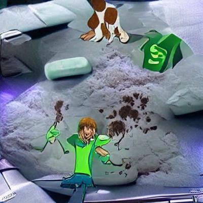 Cartoon Man Trades Dog for Drugs