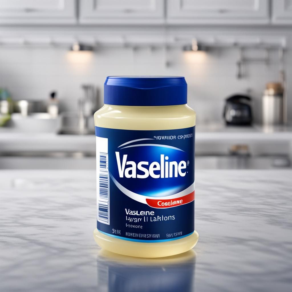 Hyper Detailed Vaseline Jar on Counter