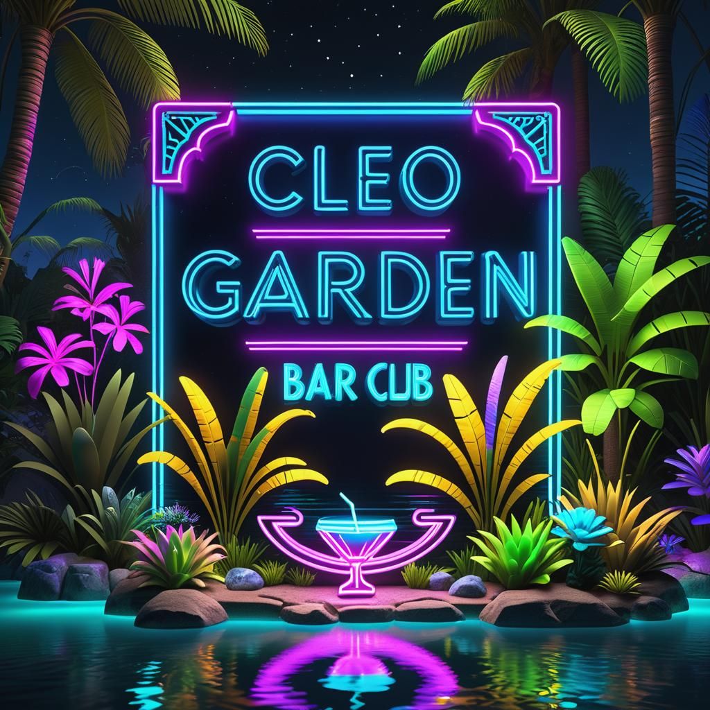 Luxury Bar Club Neon Sign