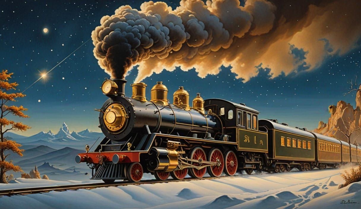 Surreal Masterpiece with Fractal Eyes in Pop Surrealism Styl...