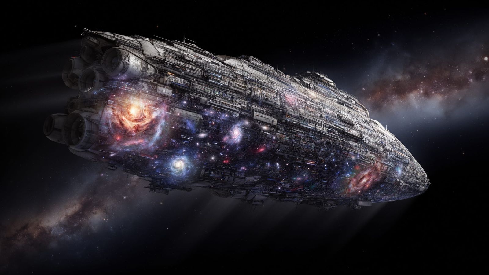 Planet-Sized Spaceship Explores Solar System in Search of Ne...