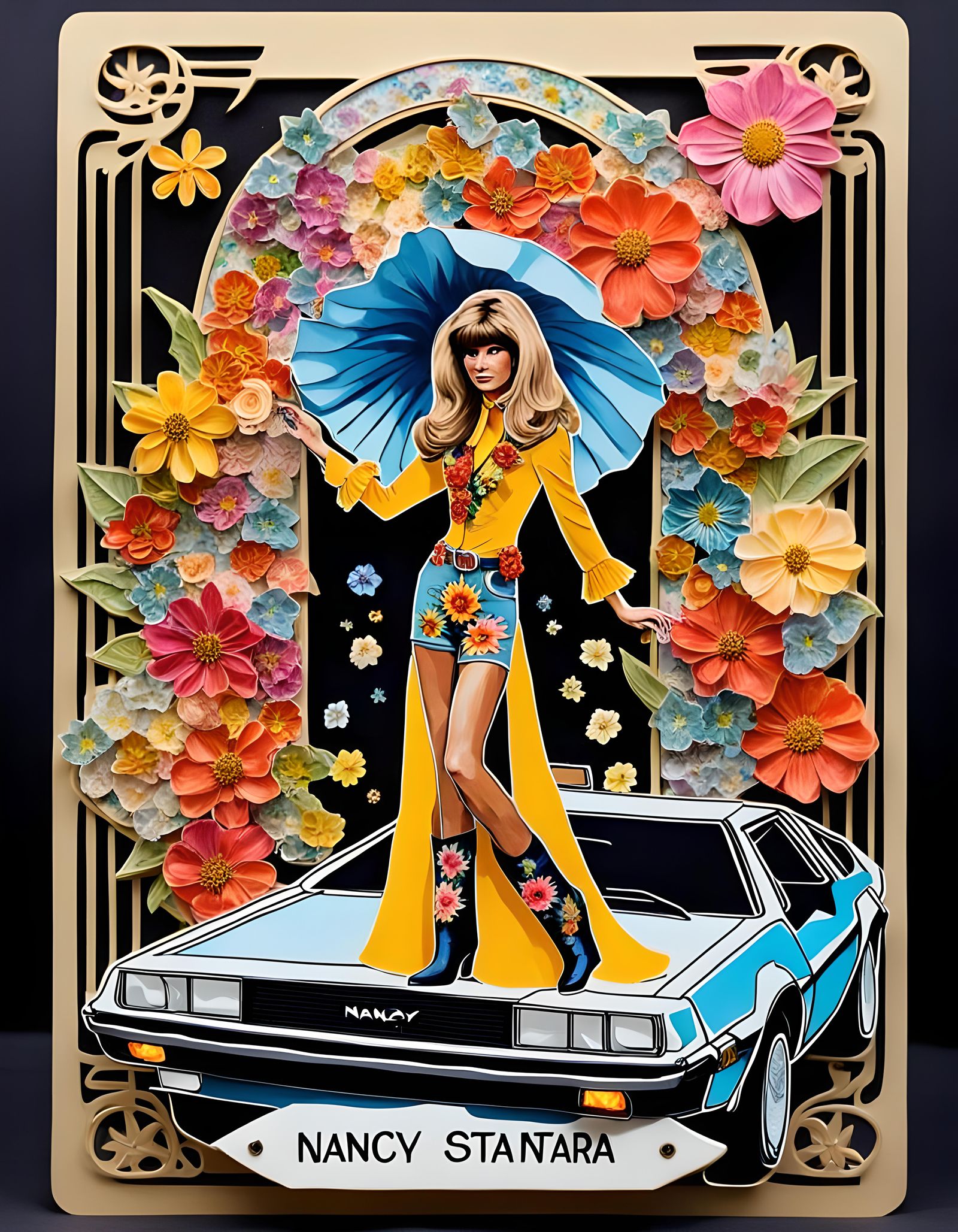 Nancy Sinatra groovy sings "These boots are made for walking...