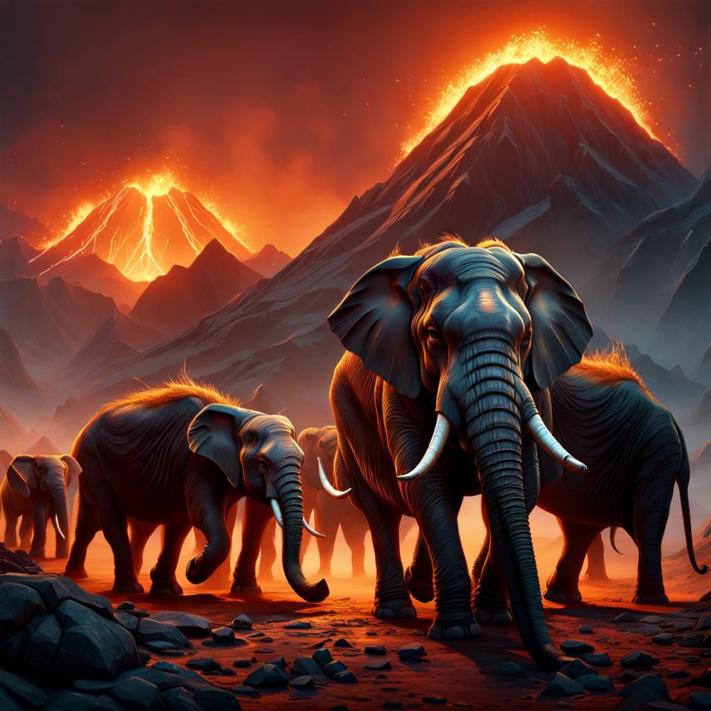 Elephant Army in Mordor