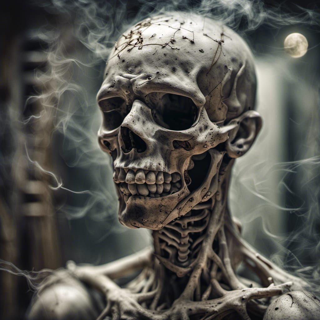 Kind Ghost in Hyperrealistic HDR Detail