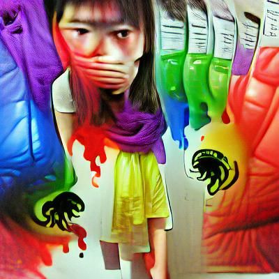 Colorful Depiction of Fear
