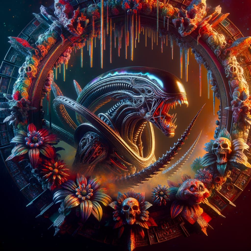 A Xenovampire Predator in Atmospheric Cinema