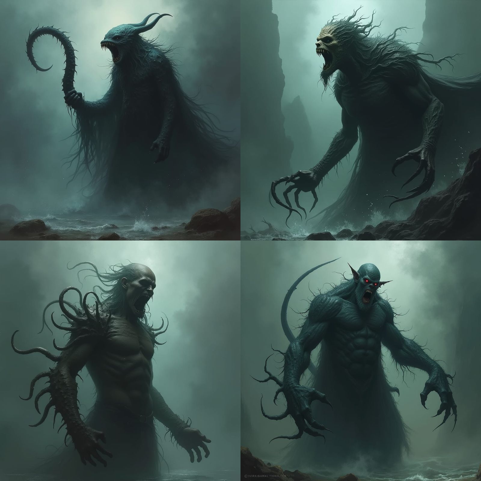 Servant of the Drowned God: Twisted Tentacle Creature