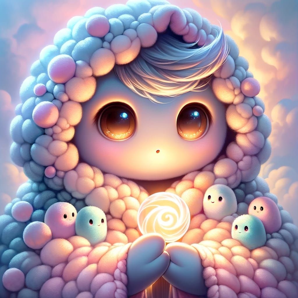 The Luminous Guardian of the Fluffy Valley