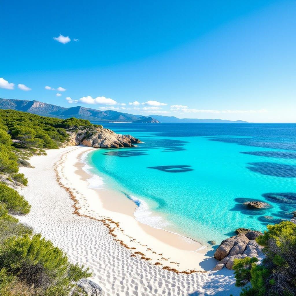 Tuerredda Beach Paradise: Crystal Waters and White Sand