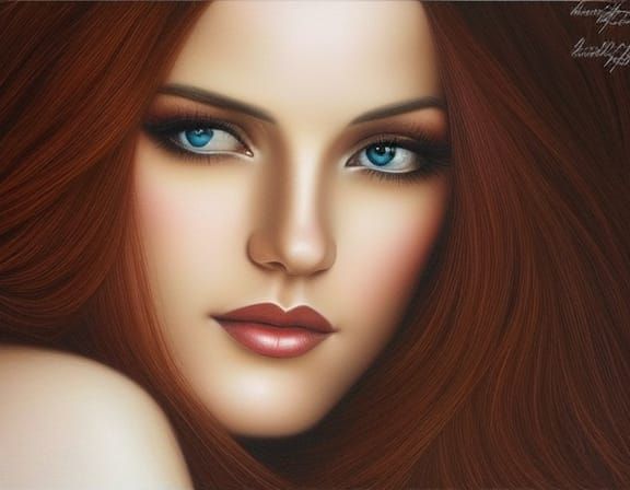 Photorealistic Portrait of a Beautiful Young Woman