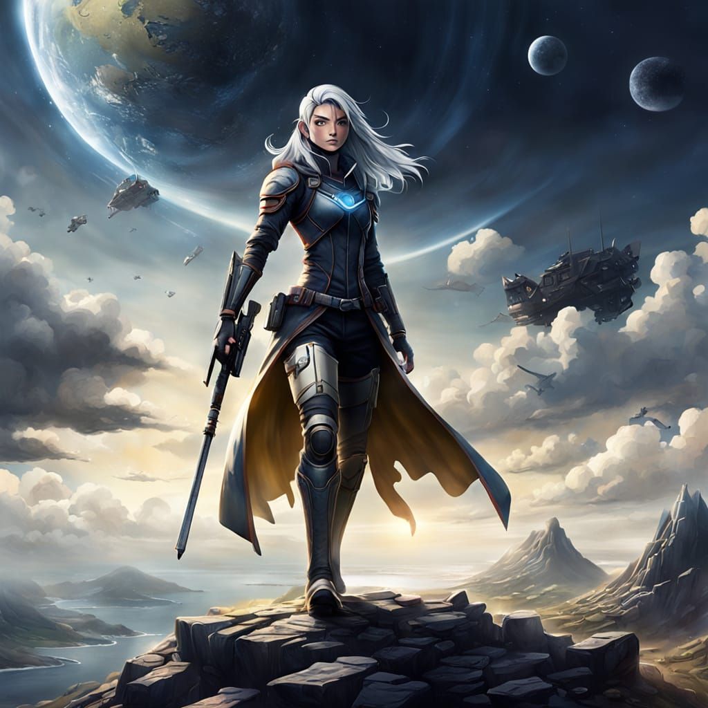 Ethereal Warrior Wields Ancient Power