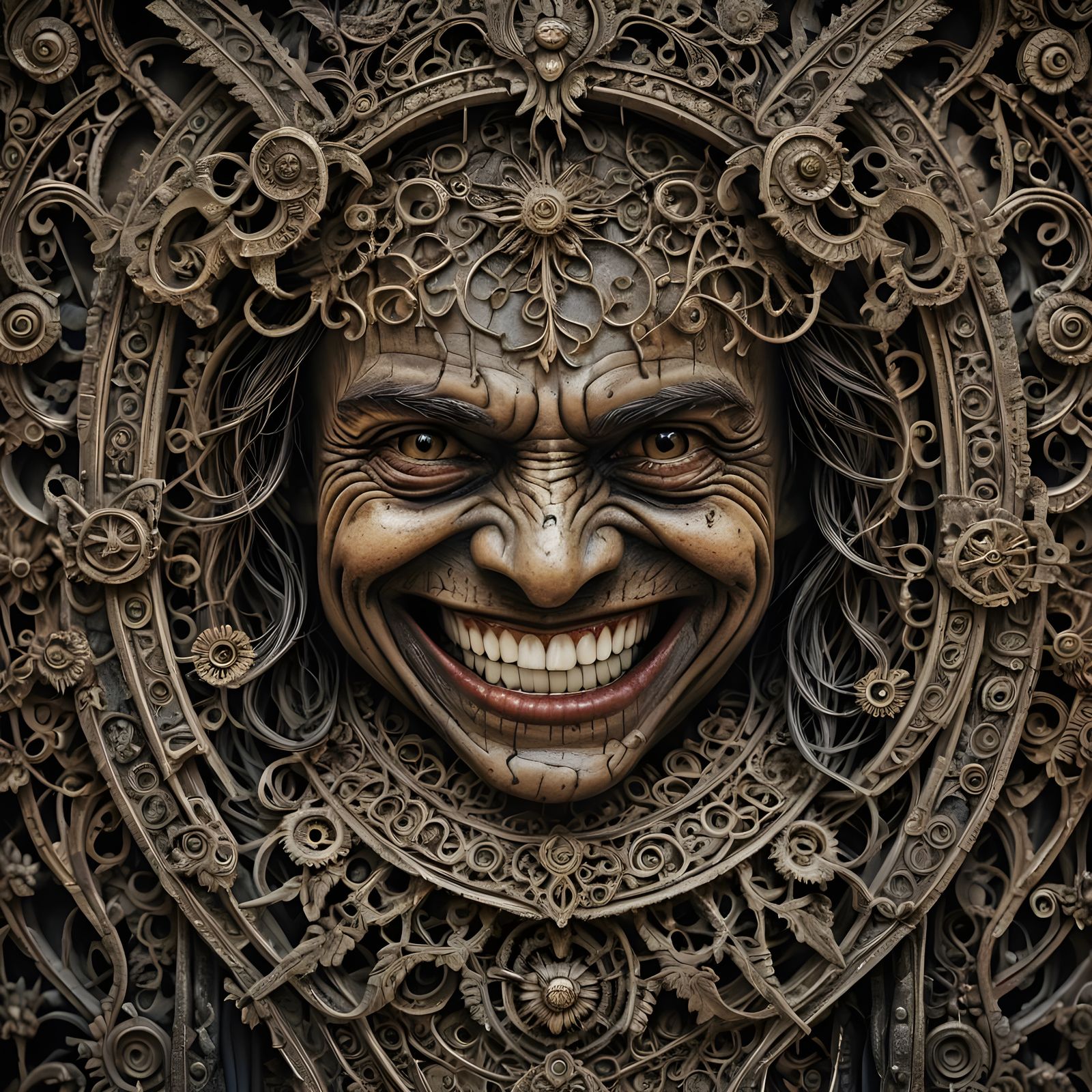 Hyperrealistic Smile in Sharp Focus