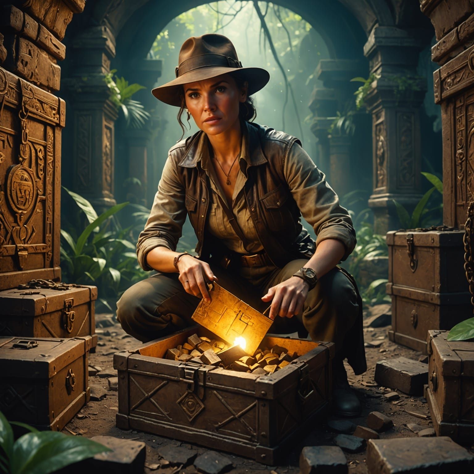 Female Indiana Jones Finds Pandora's Box