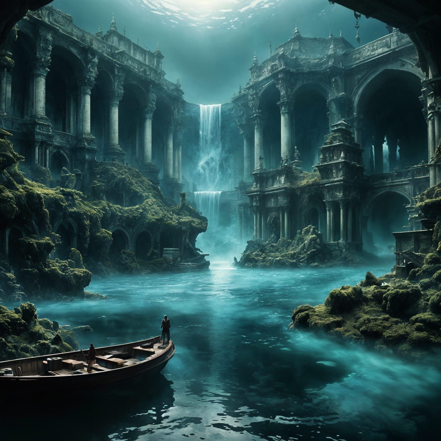 Epic Cinematic Matte Painting of Aqua Regia