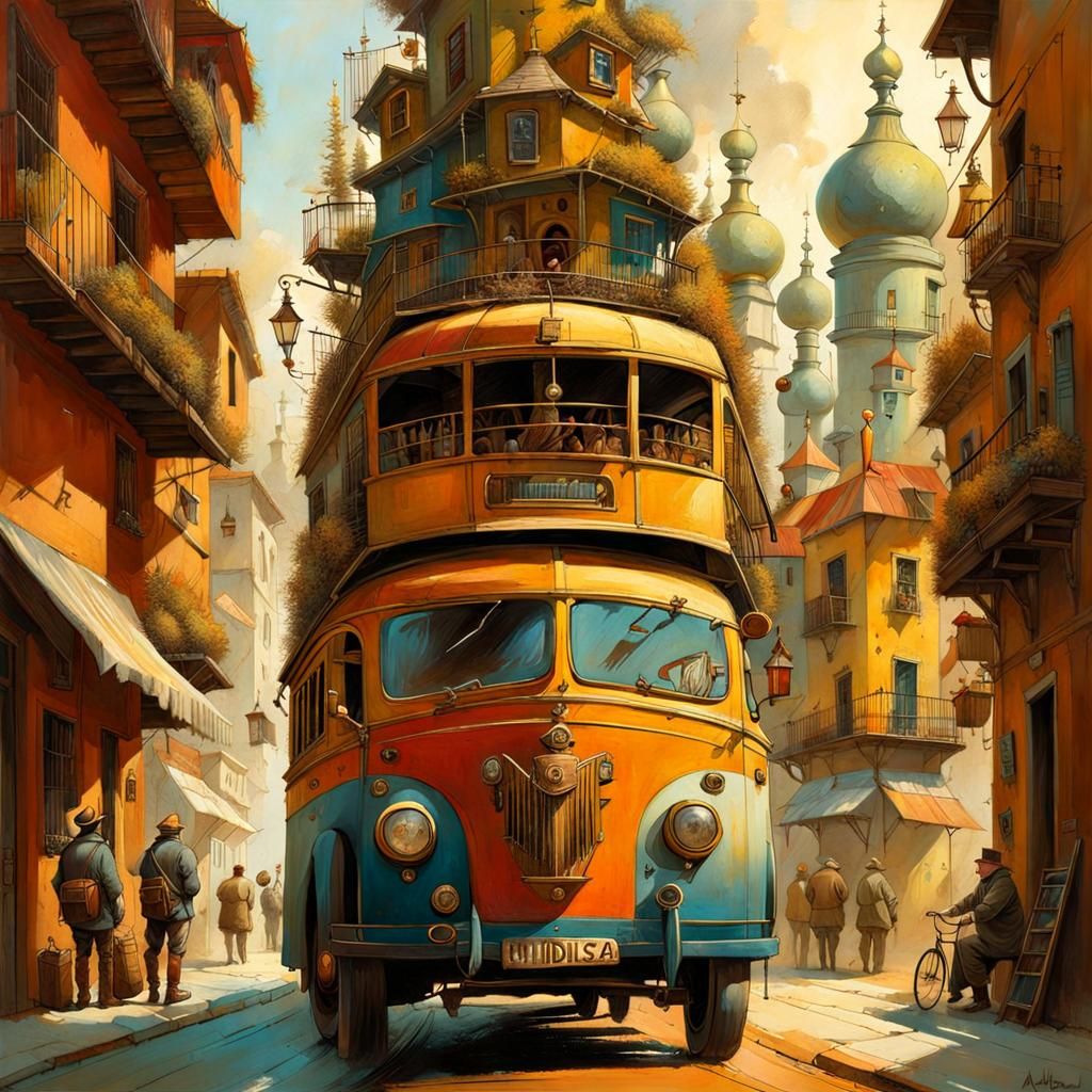 Whimsical Landscape Art Inspired by Burdisio