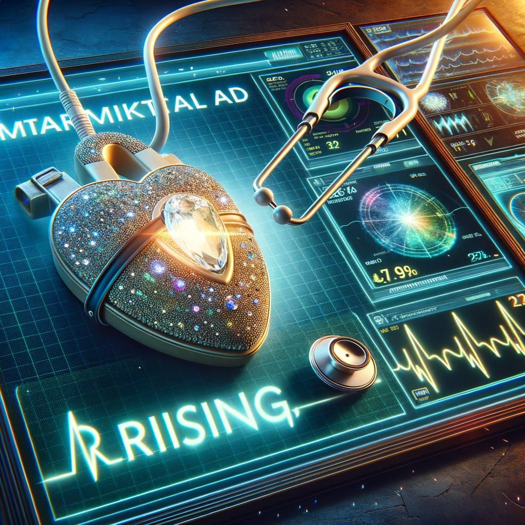 Futuristic Marketing Defibrillator Paddles Revive Digital Ad...