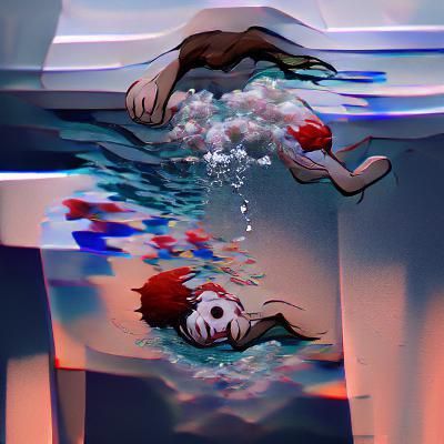 AI Interpretation of Drowning Concept