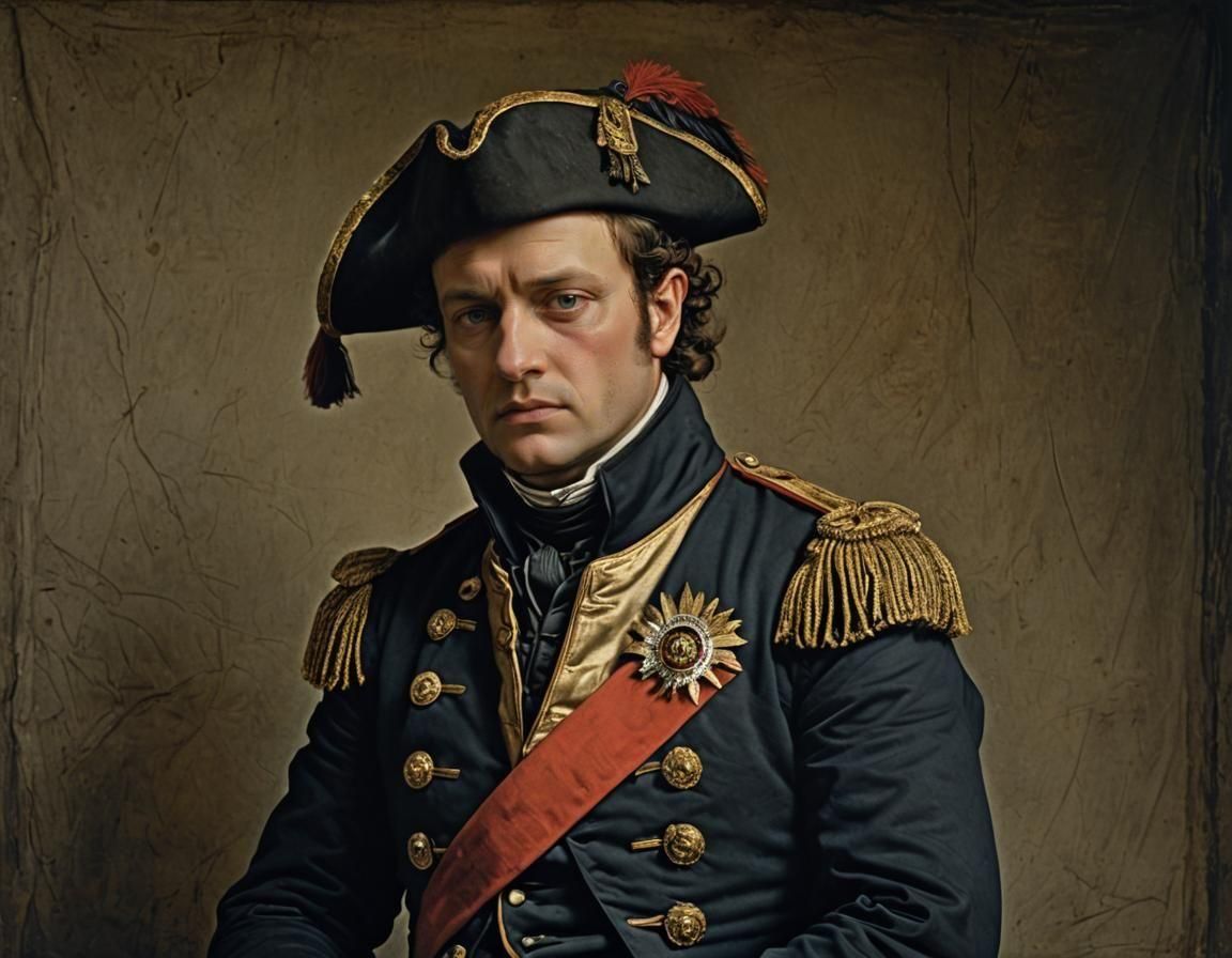 Napoleon Portrait with Rembrandt Lighting