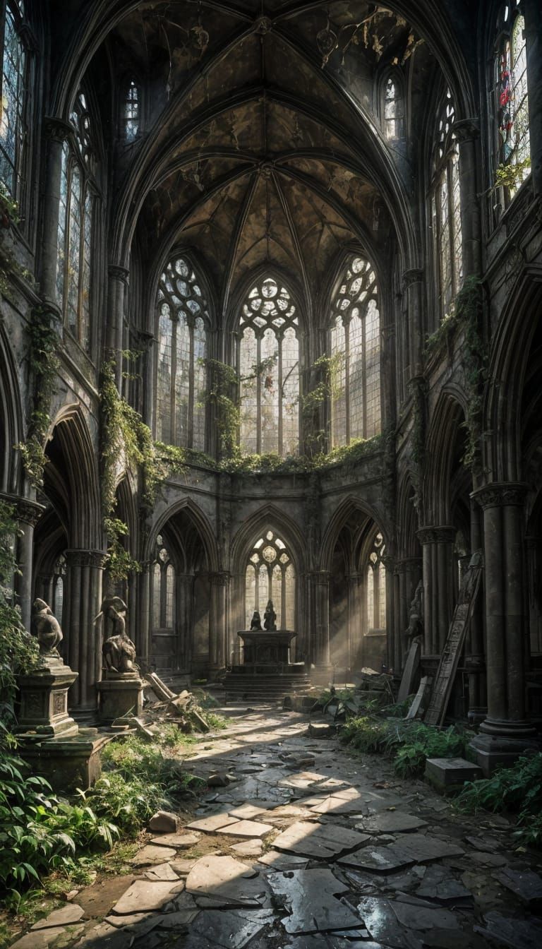 Abandoned cathedral