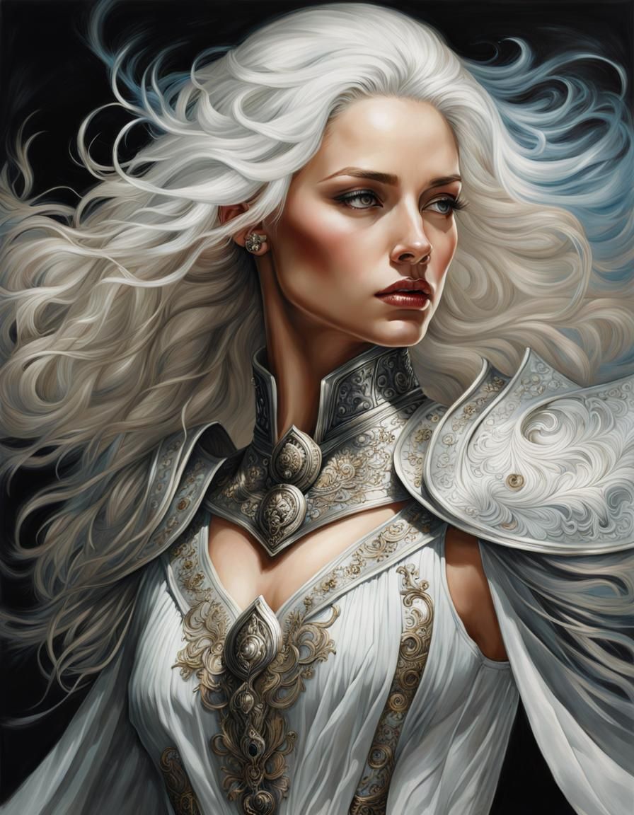 Character art: The warrior saintess