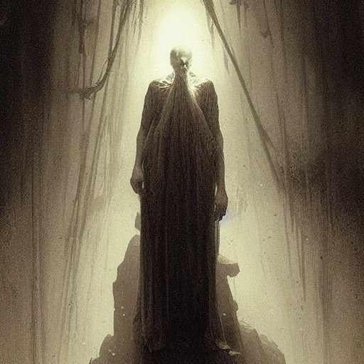 Lost Identity in Haunting Gothic Horror Style