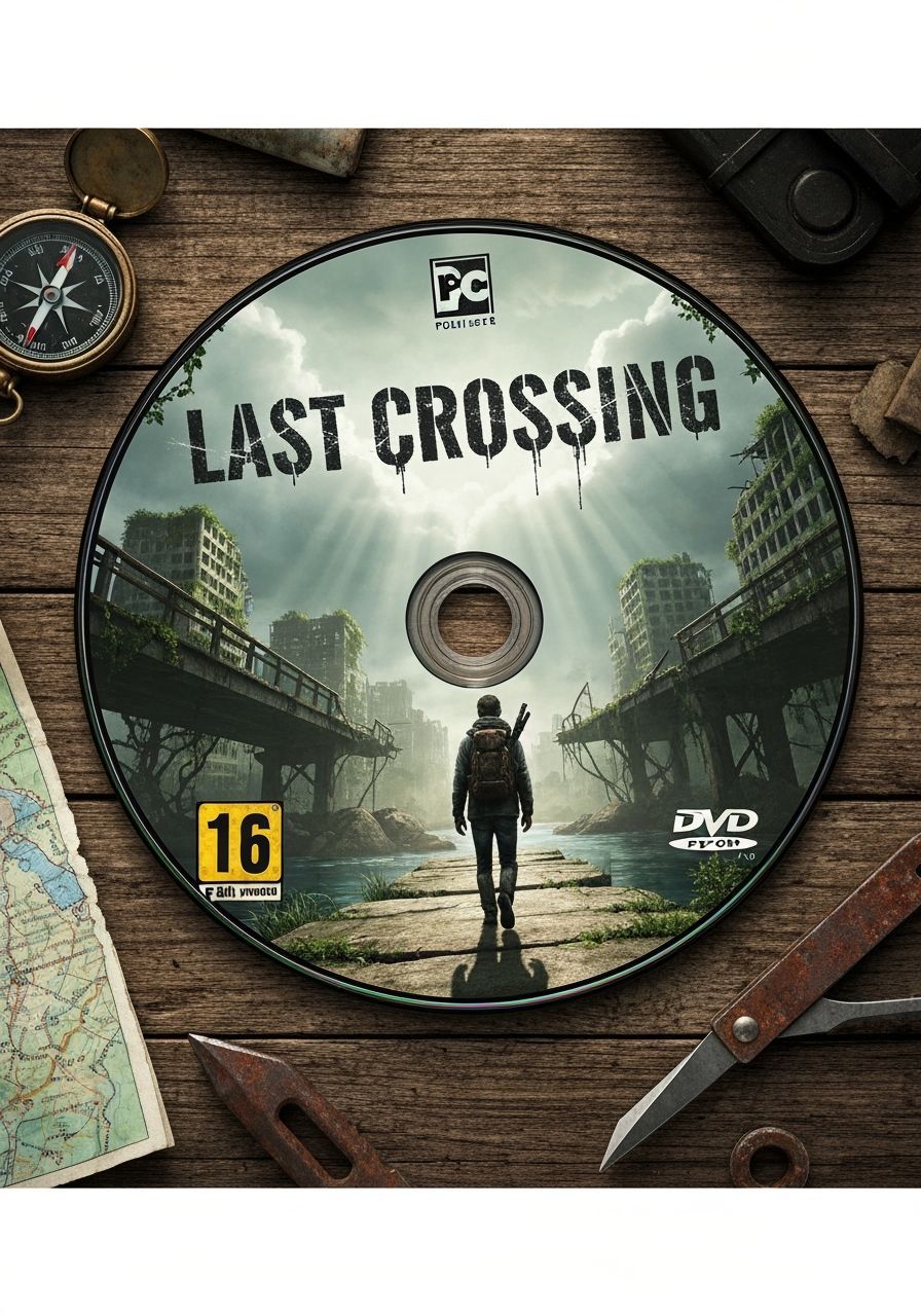 Post-Apocalyptic Game Cover: Last Crossing