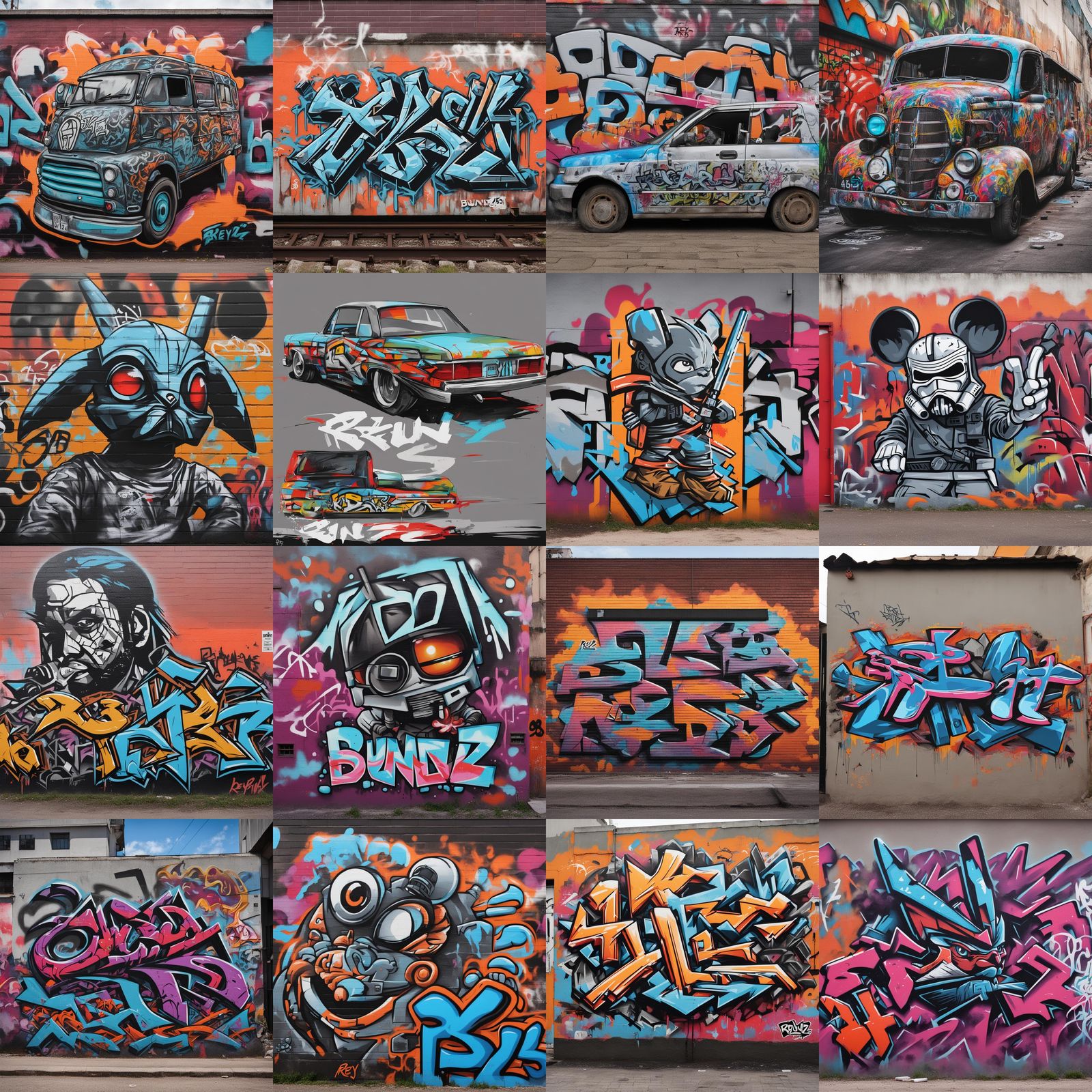 Graffiti Art of Rey Bunz 456