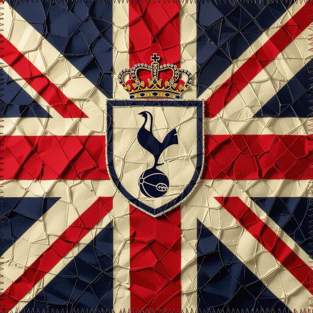 Tottenham Hotspur British Flag Design