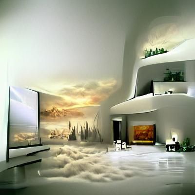 Comfortable Room in Minimalist Architectural Style