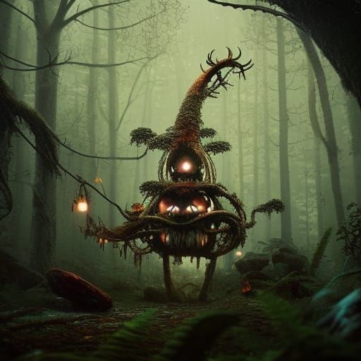 CENTRED :: CryEngine HD Render :: (( Haunted Demonic trees I...