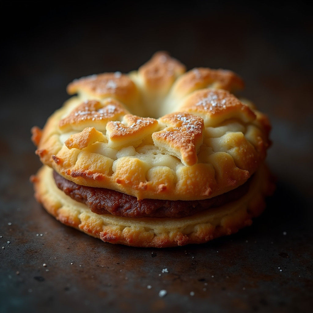 Hyperrealistic Cookie with Cinematic Lighting