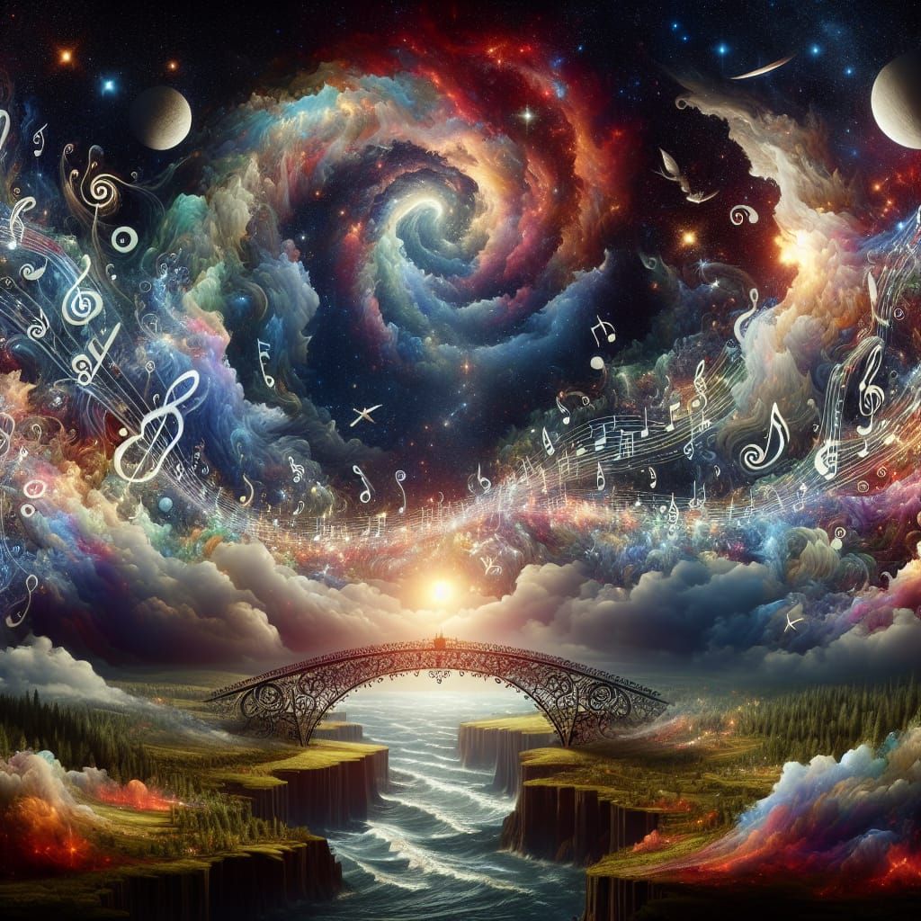Surreal Sonic Portal Connects Heavenly and Earthly Realms in...