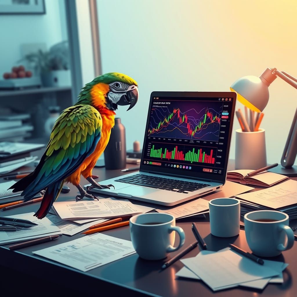 Parrot Trader Envisions Futuristic Stock Market